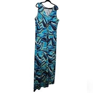 Lemmie For Nina Leonard Women's Sleeveless Maxi Dress Size XL